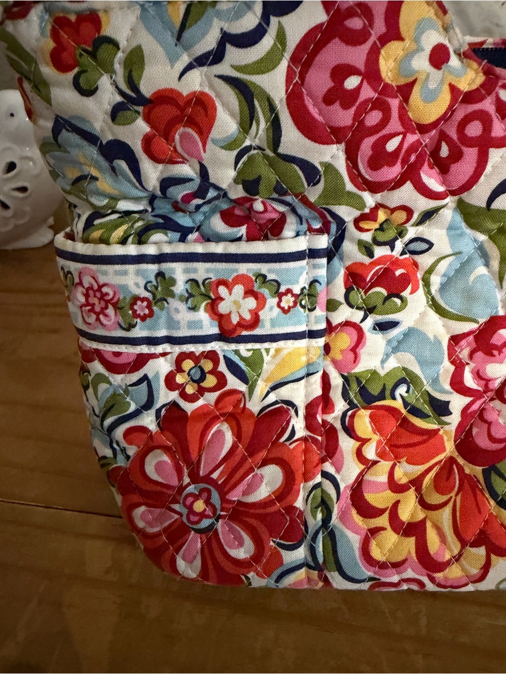 Vera Bradley Gabby Bag Hope Garden Floral Retired 2009 Quilted Satchel Handbag - Picture 9 of 9